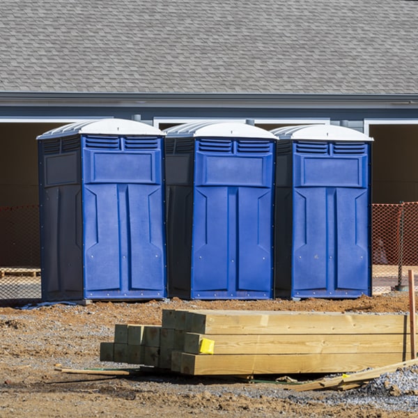 is there a specific order in which to place multiple porta potties in Rathdrum ID